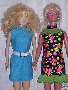36 My Size Barbie Doll Turtleneck Dresses Pattern #2  