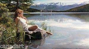   Canadian Beauty LAKE LOUISE Giclee Canvas LE art Banff National Park