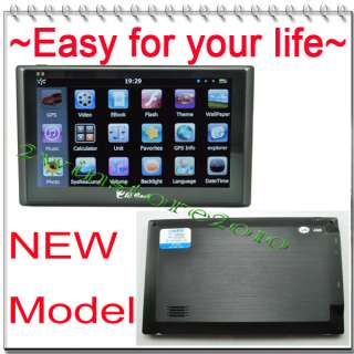 Car GPS Navigation navi  video touch screen voice guide free New 