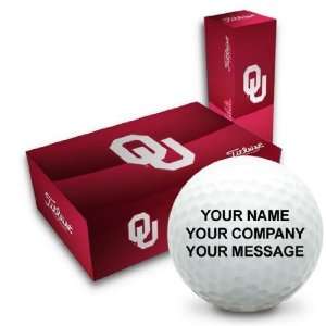  Titleist Collegiate Golf Balls   Oklahoma Sooners 