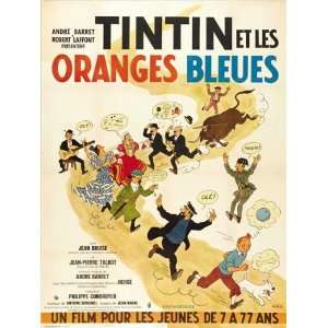  Tintin and the Blue Oranges Movie Poster (27 x 40 Inches 