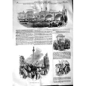   1848 NAVIGATION LAWS LONDON BRIDGE CHARING CROSS BOATS