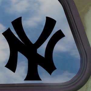  NEW YORK YANKEES Black Decal NY Car Truck Window Sticker 