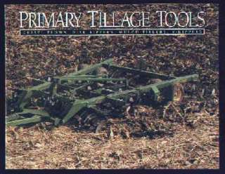 John Deere Tillage Tools Brochure 1994 Chisel Plow etc  
