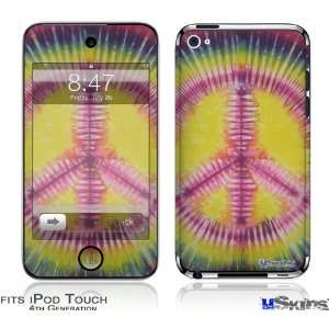    iPod Touch 4G Skin   Tie Dye Peace Sign 104 