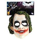 Batman The Dark Knight Childs Boys Joker 3/4 Vinyl Face Mask Masque 