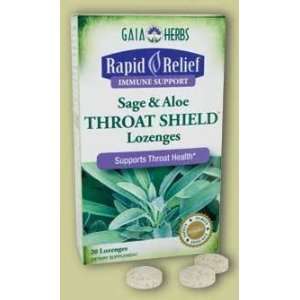  Gaia Herbs Throat Shield Lozenges 20 Tablets Health 