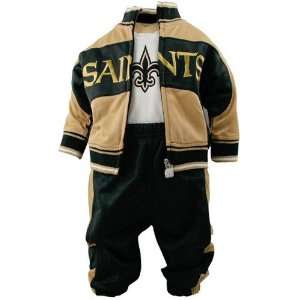   New Orleans Saints Infant Three piece Warm Up Suit