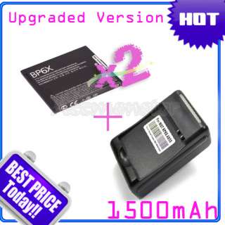 NEW Charger + BP6X Battery For Motorola I1 CLIQ MB200  