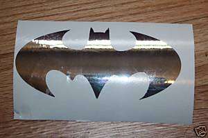 Chrome Long Life Vinyl Batman   Batwings 5.25 x 2.5  