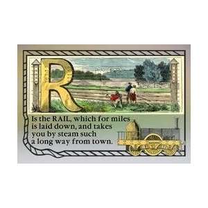  R is the Rail 20x30 poster