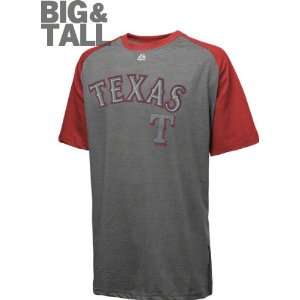  Texas Rangers Big & Tall Red Majestic Record T Shirt 