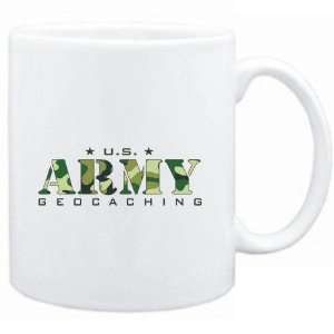  Mug White  US ARMY Geocaching / CAMOUFLAGE  Sports 