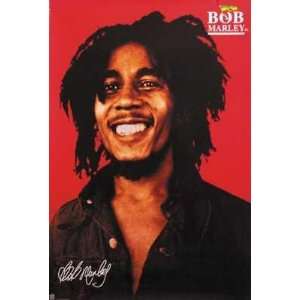 Bob Marley Big Smile Red    Print