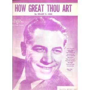  Sheet Music How Great thou Art George Beverly Shea 198 