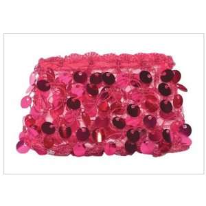  Paillette Hot Pink Cosmetic Bag Beauty