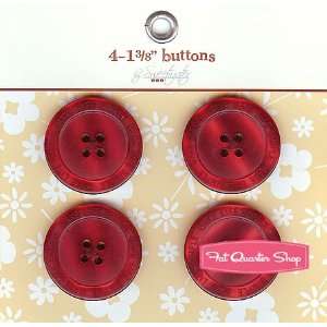  Red Big 1 3/8 Buttons   Sweetwater Arts, Crafts & Sewing
