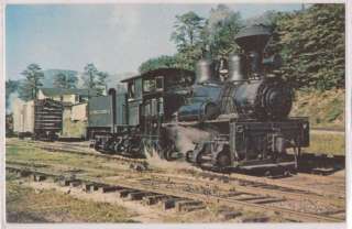 Ely Thomas Lumber Co Railroad Postcard Steam Shay Locomotive 3 Fenwick 