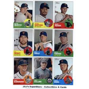   Murphy,Tejada, Dickey, Thole, & Mets Team Card Sports Collectibles