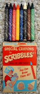1951 vintage SCRIBBLES DOLL CRAYONS SPECIALLY MADE #2  
