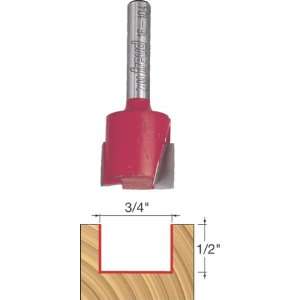   104 3/4 Inch Diameter by 1/2 Inch Mortising Router Bit 1/4 Inch Shank