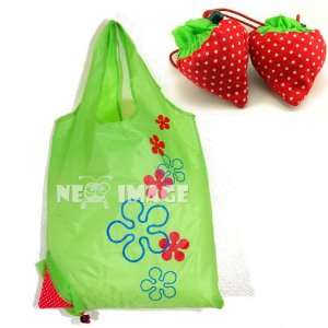   Cute Eco Reusable Shopping Foldable Tote Bag Green