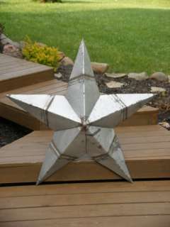 44Rusted*Metal*Star*Barn*Old*Roof*Rusty*Sign*Red*  
