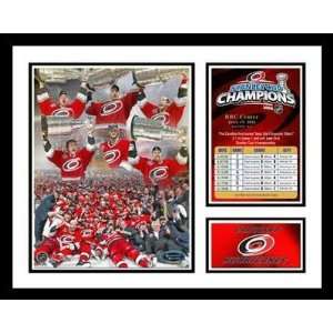  Carolina Hurricane   2006 Stanley Cup Champs   Framed 