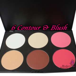 Color Contour Face Powder Makeup Blush Palette New  