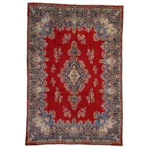   1310 Red Persian Hand Knotted Wool Kerman Rug Furniture & Decor