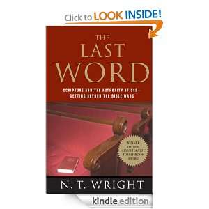 The Last Word N. T. Wright  Kindle Store