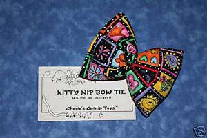 CATNIP BOW TIE~THE CAT TOY CATS canKNOT RESIST ~bk1  