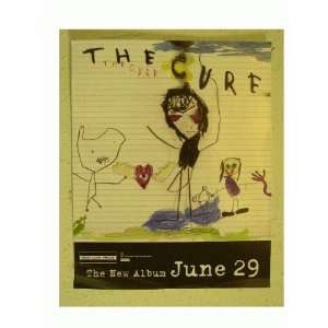  The Cure Window Slick Poster Ablum The Cure Everything 