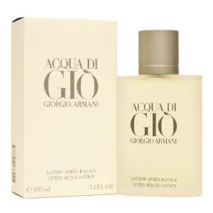 ACQUA DI GIO Cologne. AFTERSHAVE 3.4 oz / 100 ml By Giorgio Armani 