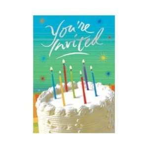 Birthday Cake Party Invitations Case Pack 4