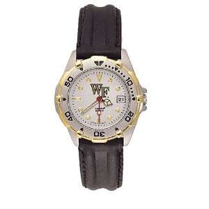  Wake Forest Demon Deacons Ladies All Star Watch w/Leather Band 