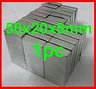 1pc Super Strong Rare Earth Neodymium Magnets Block Magnet 50x25x8mm 
