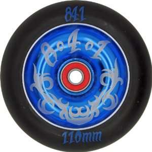  841 Tribal Wheel Black/Blue 110mm 
