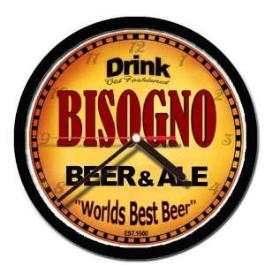  BISOGNO beer and ale cerveza wall clock 