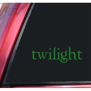  Twilight Logo Vinyl Decal Sticker   Green Automotive