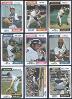 1974 Topps Baseball Complete SET Schmidt Winfield VGEX to EXMT  