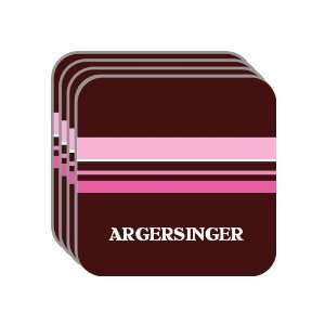   Gift   ARGERSINGER Set of 4 Mini Mousepad Coasters (pink design