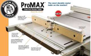 BENCH DOG 40 102 PRO MAX CAST IRON ROUTER TABLE EXTENSI  