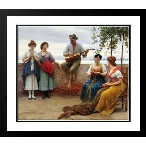  Blaas, Eugene de 22x20 Framed and Double Matted The 