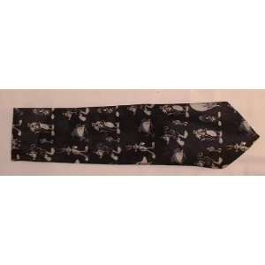   ; Assorted Characters in Black & White Mens Neckties Toys & Games
