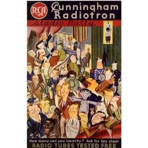 Studio Party Movie Poster (11 x 17 Inches   28cm x 44cm) (1933) Style 