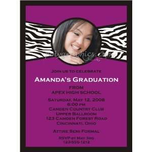 com Graduation Zebra Ribbon 1 Black And Purple Photo Graduation Photo 