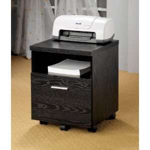  Clean Lines File Cabinet in Black Finish by Coaster Furniture 