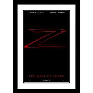 The Mask of Zorro 20x26 Framed and Double Matted Movie Poster   Style 