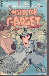 INSPECTOR GADGET Don Adams cartoon FHE BIG BOX~RARE VHS  